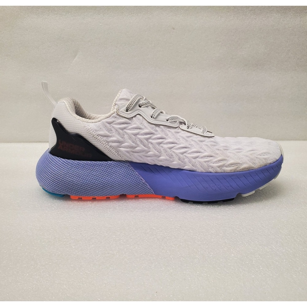 Under Armour HOVR Mega 3 Clone Womens Running Shoes White/Blue size 9 - Picture 4 of 11